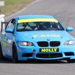 Molly bmw m3 auf der rennstrecke frontansicht